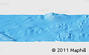 Physical Panoramic Map of the area around 28° 56' 46" S, 111° 16' 30" W