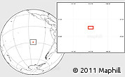Blank Location Map of the area around 28° 56' 46" S, 112° 7' 30" W