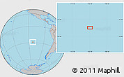 Gray Location Map of the area around 28° 56' 46" S, 112° 7' 30" W