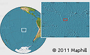 Satellite Location Map of the area around 28° 56' 46" S, 112° 7' 30" W