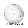 Outline Map of the Area around 28° 56' 46" S, 112° 7' 30" W, rectangular outline