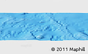 Shaded Relief Panoramic Map of the area around 28° 56' 46" S, 112° 7' 30" W