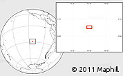 Blank Location Map of the area around 28° 56' 46" S, 112° 58' 29" W