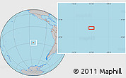 Gray Location Map of the area around 28° 56' 46" S, 112° 58' 29" W