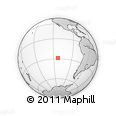 Outline Map of the Area around 28° 56' 46" S, 112° 58' 29" W, rectangular outline