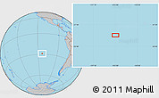 Gray Location Map of the area around 28° 56' 46" S, 113° 49' 29" W