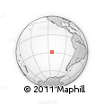Outline Map of the Area around 28° 56' 46" S, 113° 49' 29" W, rectangular outline