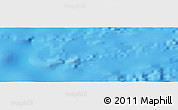 Shaded Relief Panoramic Map of the area around 28° 56' 46" S, 113° 49' 29" W