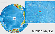 Physical Location Map of the area around 28° 56' 46" S, 116° 22' 30" W