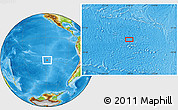 Physical Location Map of the area around 28° 56' 46" S, 118° 4' 29" W