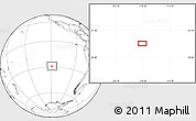 Blank Location Map of the area around 28° 56' 46" S, 118° 55' 30" W