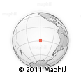 Outline Map of the Area around 28° 56' 46" S, 119° 46' 30" W, rectangular outline