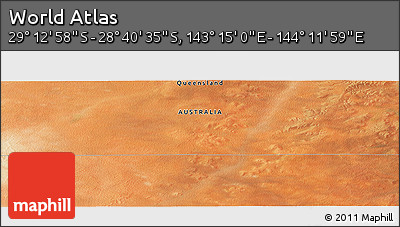 Satellite Panoramic Map of the Area around 28° 56' 46" S, 143° 43' 29" E