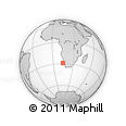 Outline Map of the Area around 28° 56' 46" S, 14° 31' 30" E, rectangular outline