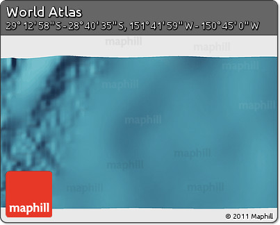 Satellite 3D Map of the Area around 28° 56' 46" S, 151° 13' 29" W