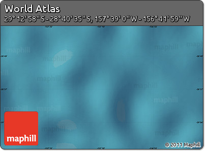 Satellite Map of the Area around 28° 56' 46" S, 157° 10' 30" W