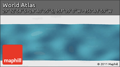 Satellite Panoramic Map of the Area around 28° 56' 46" S, 157° 10' 30" W