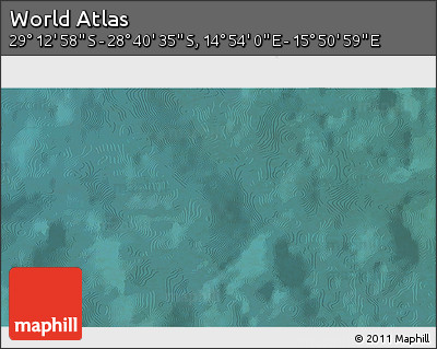 Satellite 3D Map of the Area around 28° 56' 46" S, 15° 22' 30" E