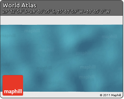 Satellite 3D Map of the Area around 28° 56' 46" S, 15° 13' 29" W