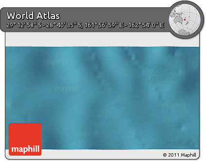 Satellite 3D Map of the Area around 28° 56' 46" S, 162° 25' 30" E
