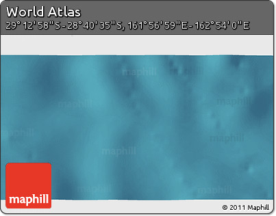 Satellite 3D Map of the Area around 28° 56' 46" S, 162° 25' 30" E