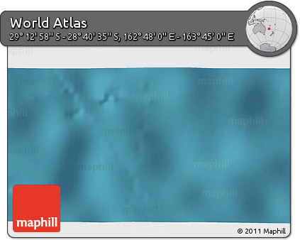 Satellite 3D Map of the Area around 28° 56' 46" S, 163° 16' 30" E