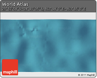 Satellite 3D Map of the Area around 28° 56' 46" S, 163° 16' 30" E