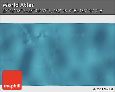 Satellite 3D Map of the Area around 28° 56' 46" S, 163° 16' 30" E