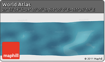 Satellite Panoramic Map of the Area around 28° 56' 46" S, 164° 58' 29" E