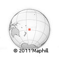Outline Map of the Area around 28° 56' 46" S, 170° 46' 30" W, rectangular outline