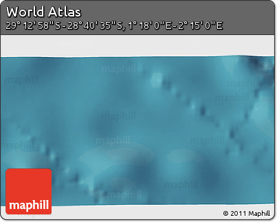 Satellite 3D Map of the Area around 28° 56' 46" S, 1° 46' 29" E