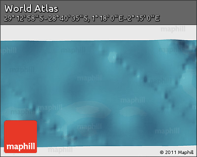 Satellite 3D Map of the Area around 28° 56' 46" S, 1° 46' 29" E