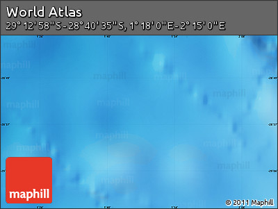 Physical Map of the Area around 28° 56' 46" S, 1° 46' 29" E
