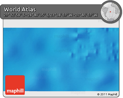 Shaded Relief 3D Map of the Area around 28° 56' 46" S, 21° 10' 29" W