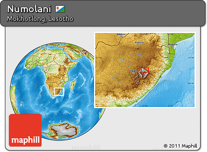 Physical Location Map of Numolani