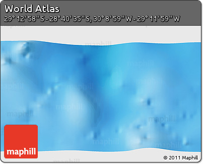 Physical 3D Map of the Area around 28° 56' 46" S, 29° 40' 29" W