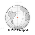 Outline Map of the Area around 28° 56' 46" S, 29° 40' 29" W, rectangular outline