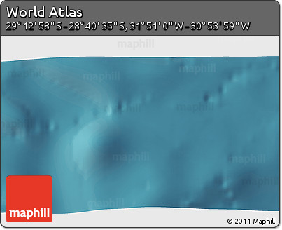 Satellite 3D Map of the Area around 28° 56' 46" S, 31° 22' 30" W