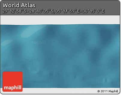 Satellite 3D Map of the Area around 28° 56' 46" S, 35° 46' 29" E