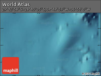 Satellite Map of the Area around 28° 56' 46" S, 37° 19' 30" W