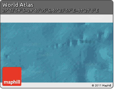 Satellite 3D Map of the Area around 28° 56' 46" S, 40° 52' 30" E