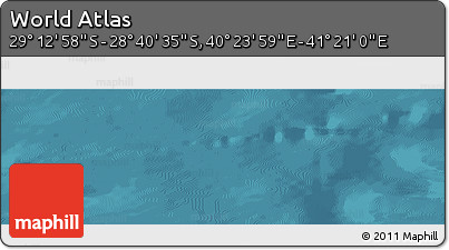 Satellite Panoramic Map of the Area around 28° 56' 46" S, 40° 52' 30" E