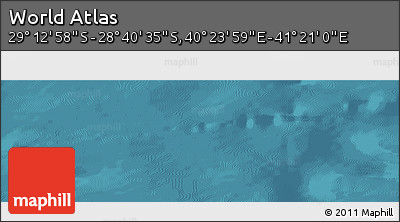Satellite Panoramic Map of the Area around 28° 56' 46" S, 40° 52' 30" E