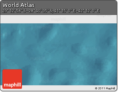 Satellite 3D Map of the Area around 28° 56' 46" S, 41° 43' 30" E