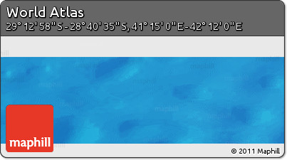 Physical Panoramic Map of the Area around 28° 56' 46" S, 41° 43' 30" E