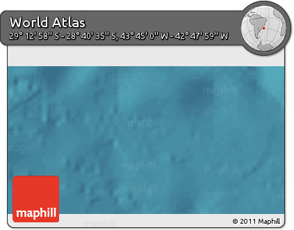 Satellite 3D Map of the Area around 28° 56' 46" S, 43° 16' 29" W