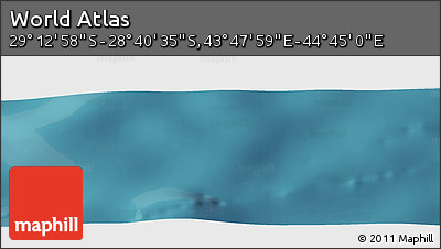 Satellite Panoramic Map of the Area around 28° 56' 46" S, 44° 16' 29" E