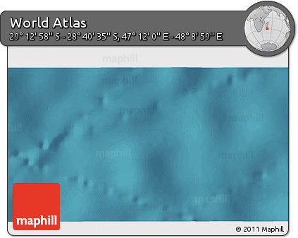 Satellite 3D Map of the Area around 28° 56' 46" S, 47° 40' 29" E