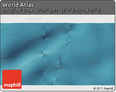 Satellite 3D Map of the Area around 28° 56' 46" S, 56° 10' 29" E