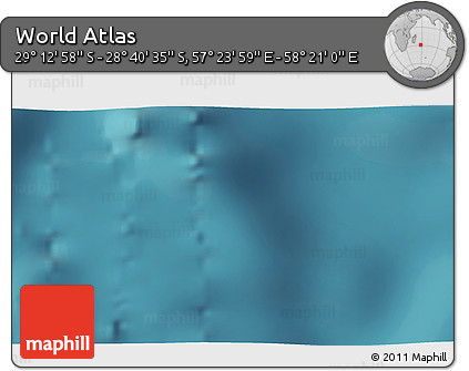 Satellite 3D Map of the Area around 28° 56' 46" S, 57° 52' 30" E